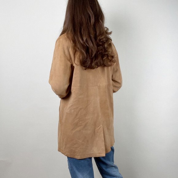 Vintage Tan Leather Jacket - Picture 3 of 7